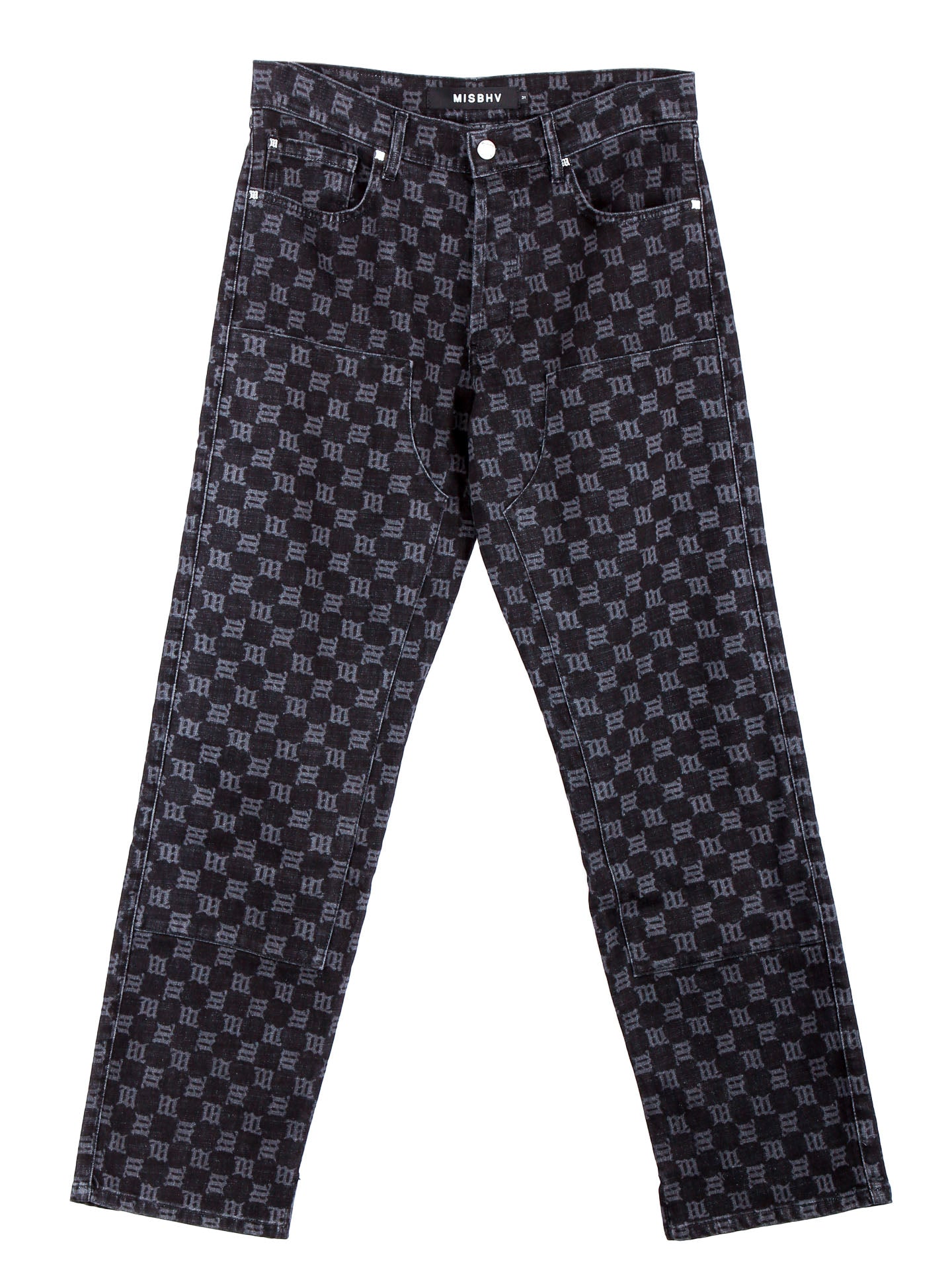 MISBHV Monogram Carpenter Denim Trousers 'Blue