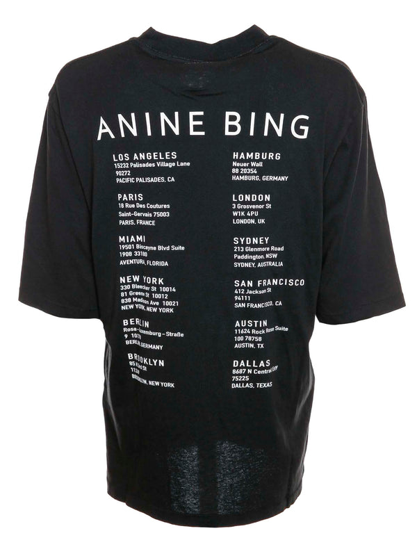 ANINE BING Avi Smiley T Shirt