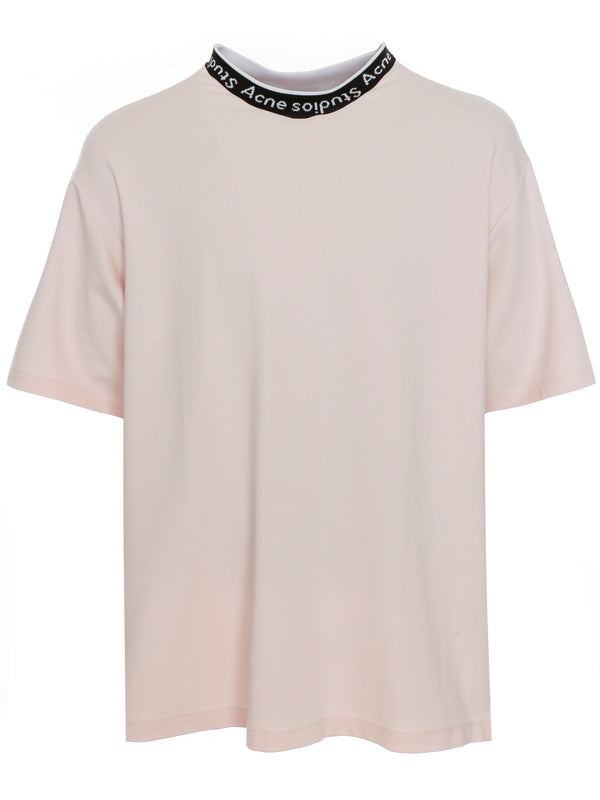 Extorr Logo Rib T-Shirt - PowderPink / S